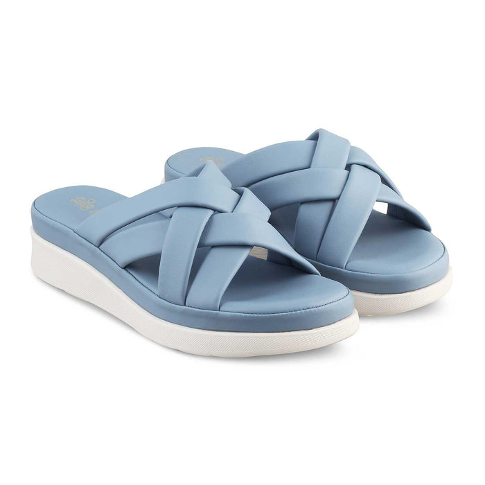 The Bree Blue Women's Casual Wedges Tresmode - Tresmode