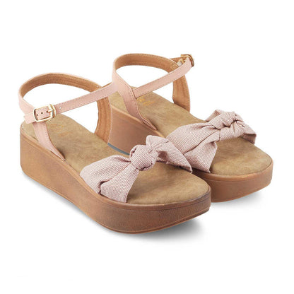 The Brera Pink Women's Platform Wedge Sandals Tresmode - Tresmode