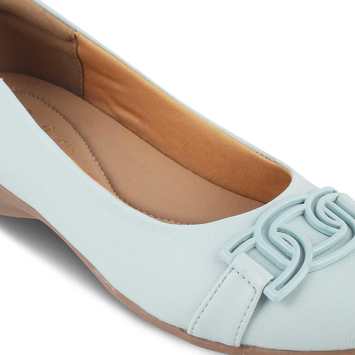 The Geom Blue Women's Dress Ballerinas Tresmode - Tresmode