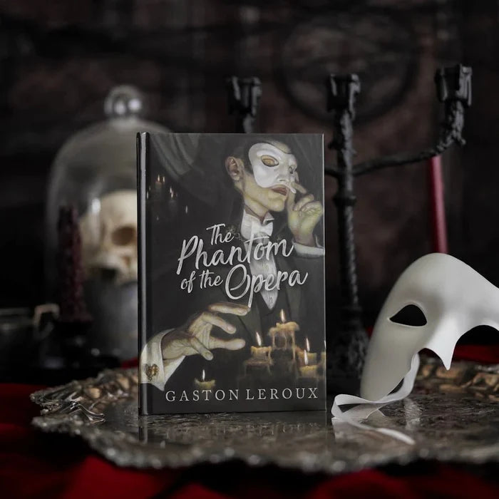 The Phantom of the Opera by Gaston Leroux LitJoy Special Edition with stunning new cover, edges, and tip-in artwork.