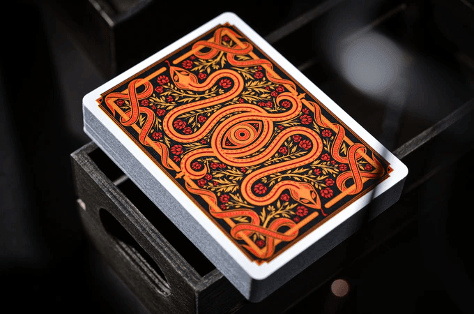 The Secret Playing Cards - Scarlet Edition Playing Cards by Chamber of Wonder