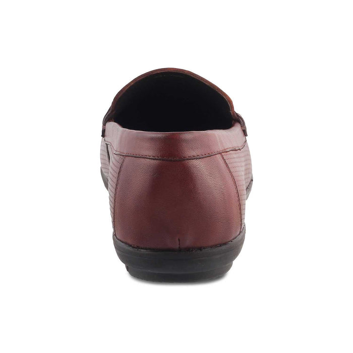 The Yolof Brown Men's Leather Loafers Tresmode - Tresmode