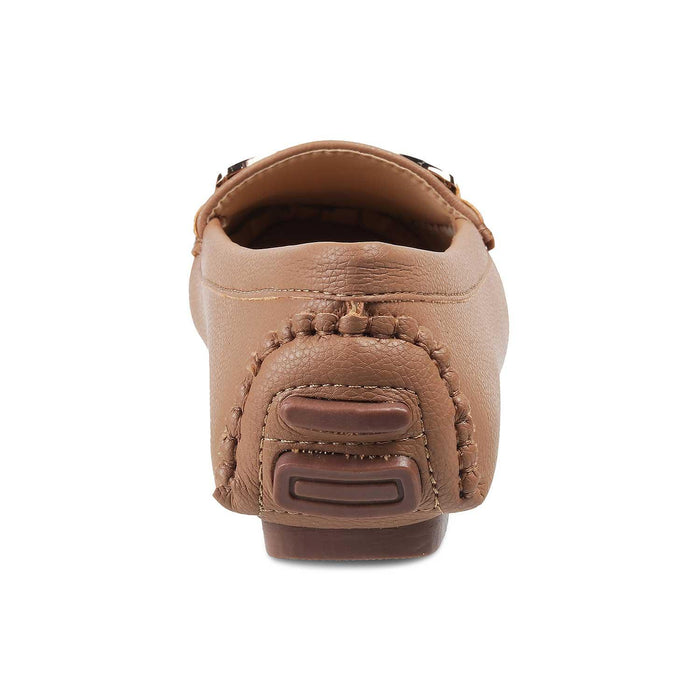 The Yon New Tan Women's Dress Loafers Tresmode - Tresmode
