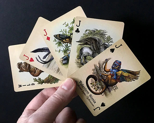 Unnatural History Playing Cards Playing Cards by ChetArt