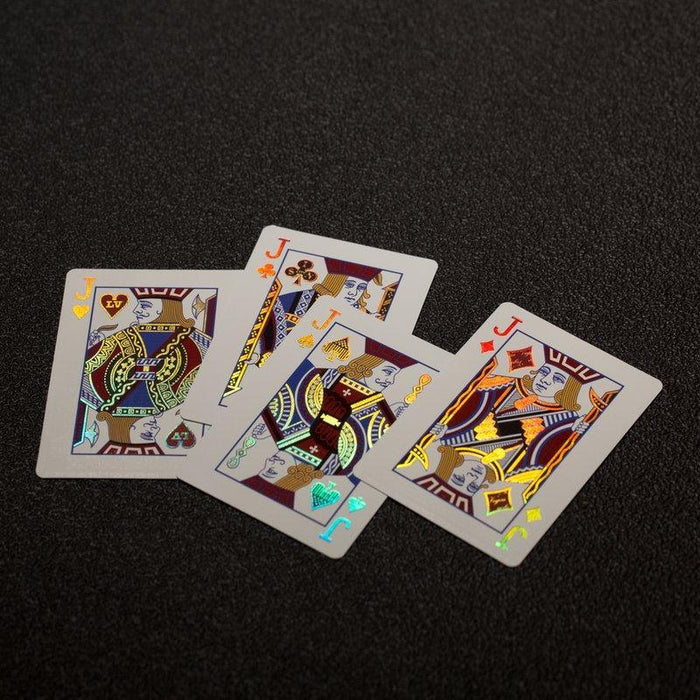 Vegas Diffractor - Gold Metal Playing Cards by VXD Gaming