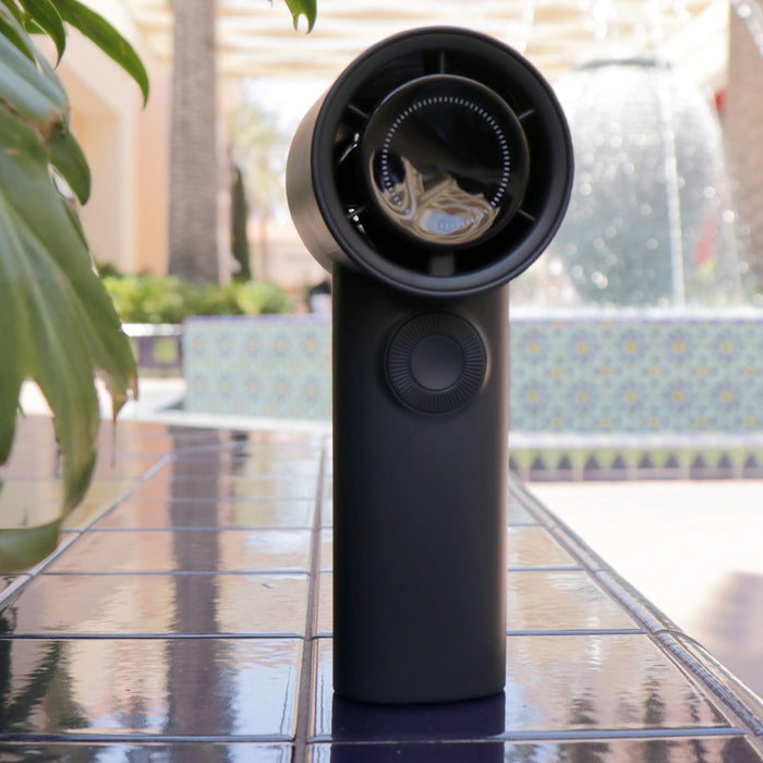 Aluratek Vortex Go Handheld Rechargeable Fan front solo
