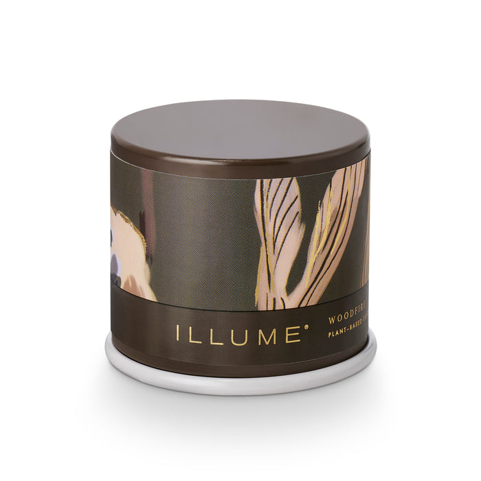 Woodfire Demi Vanity Tin Candle