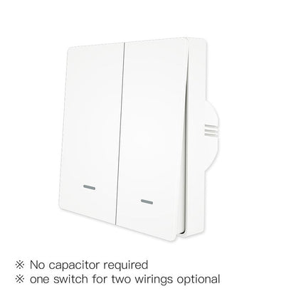 No capacitor required one switch for two wirings optiona - Moes