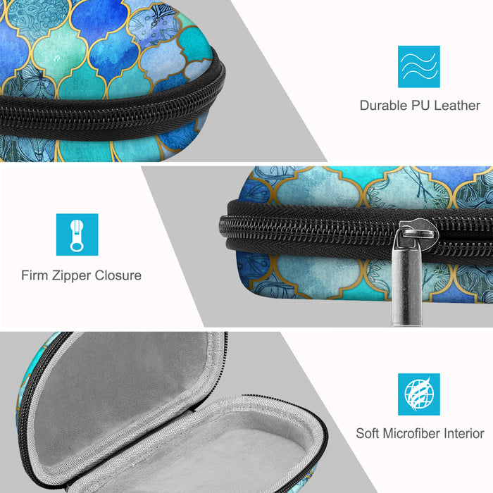 Zipper Eyeglasses Case with Carabiner | Fintie